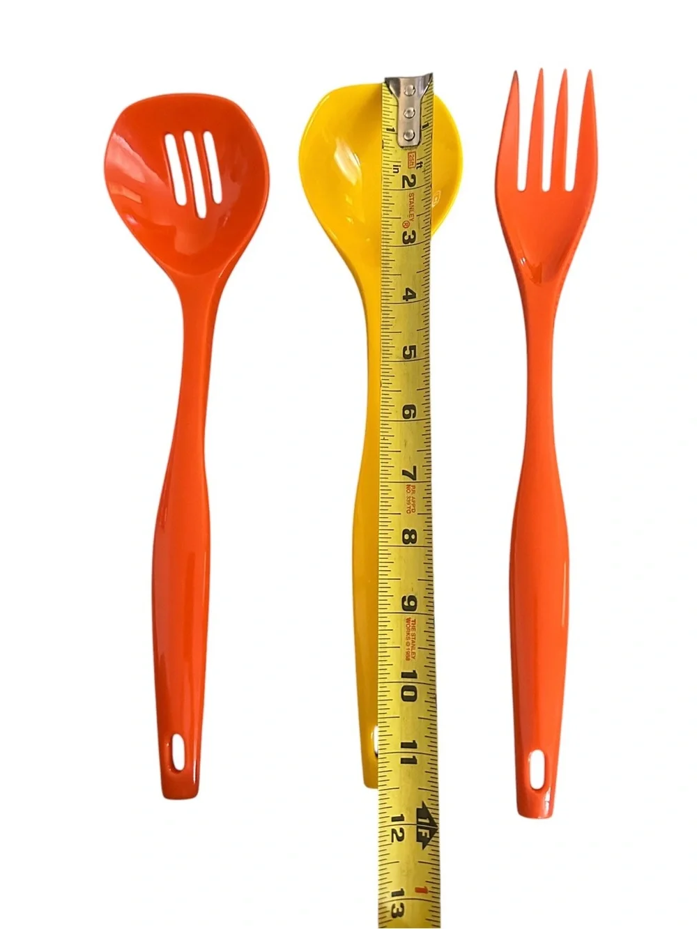 Vintage Kitchen Fesco Slotted Serving Spoon Ladle Fork Plastic Set New